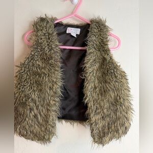 Faux Fur Vest 4T